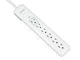 Monoprice 109198 6 Outlet Slim Surge Protector