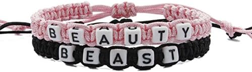 fashion quake Couple Leather Bracelets His and Hers Lover Bracelet Boyfriend and Girlfriend Jewelry