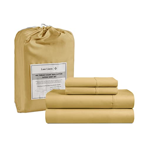 LANE LINEN Full Size Sheet Set - 100% Cotton Bed