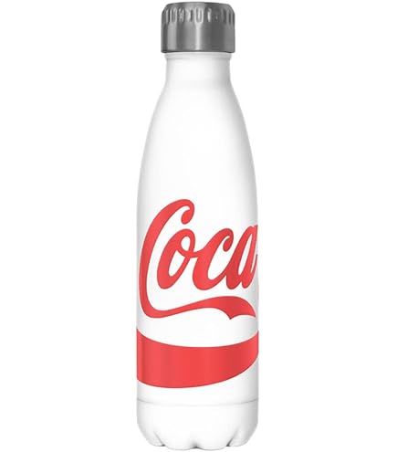 Amazon.com: Coca-Cola Logo Bottle 17 oz Stainless Steel