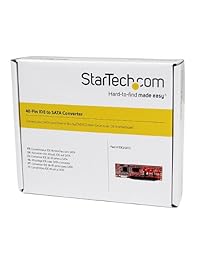 StarTech. com Adaptador de disco duro SATA a IDE de 2,5 o 3,5 pulgadas para acoplamiento de disco duro (SAT2IDEADP)