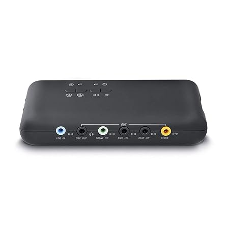 Adwits 7.1 Kanal Externe USB Soundkarte mit SPDIF Digital Audio für Desktop-Laptop PC, Unterstützung DAC-Ausgang ADC-Eingang 