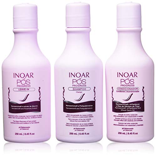 Inoar Professional - POS Progress Shampoo & Conditioner - 250ml / 8.45oz