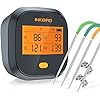 INKBIRD WiFi Vleesthermometer BBQ, IBBQ-4T Magnetische Alarm BBQ Thermometer met 4 Probes, 2000mAh Oplaadbare…