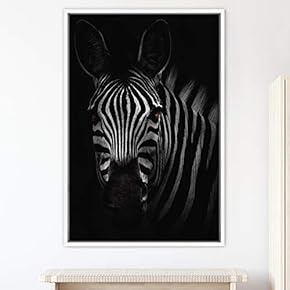 signwin Framed Canvas Wall Art High Contrast Portrait...