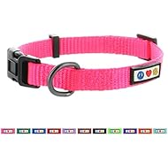 Pawtitas Dog Collar for Extra Small Dogs Training Puppy Collar with Solid - XS - Pink