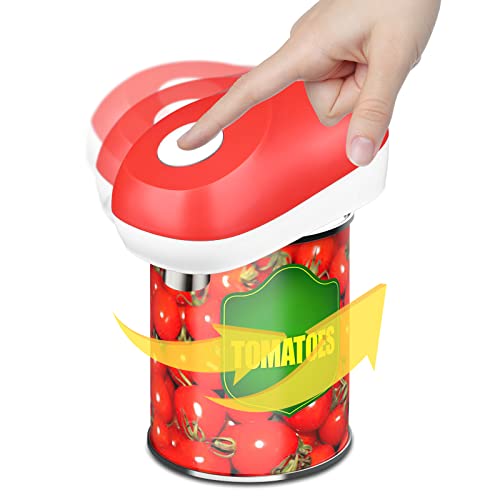 Electric Can Opener, Safety Can Opener Smooth Edge, One Touch to Open