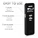Digital Recorder Voice Activated 8GB Audio Sound Dictaphone with USB Double Microphone Input and Playback, Mini Rechargeable Portable Recording Device for Lectures Interviews Meetings