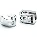 Krator Chrome Handlebar Switch Housings Cover Kit (1999-2012) Compatible with Yamaha V-Star 1100 Classic/Silverado, CSH003
