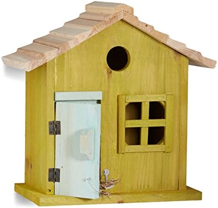 Relaxdays Caja Nido, Verde, 13x25.8x25.5 cm, 10020735_53: Amazon.es: Jardín