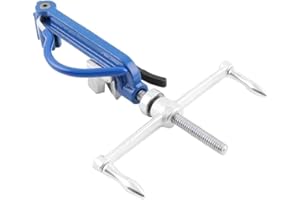 TABODD Stainless Steel Strapping Banding Tool, Universal Multifunction Manual Stainless Steel Strapping Pliers Spin Tight Plier Bander for Hose Clamps Cable Tie Kit Strapping Machine