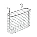 iDesign Axis Metal Over the Cabinet Storage Organizer, Waste Basket, for Aluminum Foil, Sandwich Bags, Cleaning Supplies, Garbage Bags, Bath Supplies, 5
