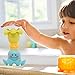 Yansion Baby Stacking Bath Toys Nesting Cups Toddler Water Playing Octopus Rain Educational Toy