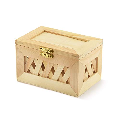 Unfinished Wood Box Trinket Box Small Jewelry Box, Nested