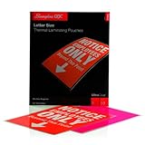 Swingline GBC UltraClear Thermal Laminating Pouches, Letter Size, 3 Mil, 50 Pack (3745690)