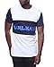 Karl Kani Color Block T-Shirt White Navy Graphic TEE