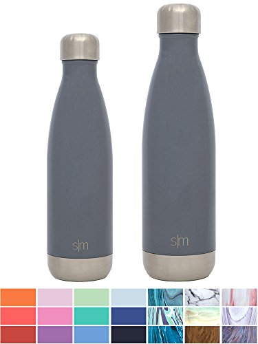Simple modern 25 oz wave water bottle - stainless steel…