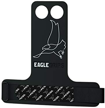 PICSIL Eagle Grips 2&3 Hole Micro Diamonds Hand Grips for Gymnastics, Cross Training, Pull-ups, Weight Lifting -Hand Protection from Rips&Blisters, More Comfort & Support