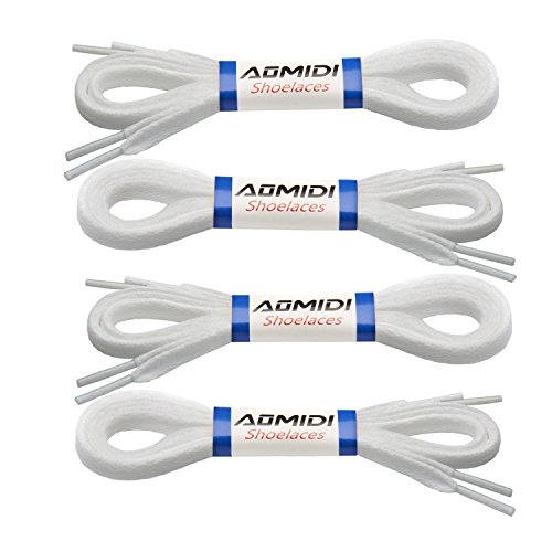 Flat Shoelaces 5/16" (4 Pair) For sneakers and converse shoelaces