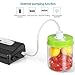 INTEY Vacuum Sealer Packing Machine, Multi-function Vacuum Sealing System with Cutter, Pumping and 5 Vacuum Sealer Bags for Food Sealer Dry&Moist, Black