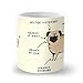 Society6 Anatomy Of A Pug Mug 11 oz