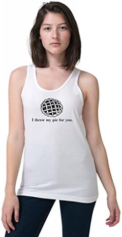 Kim Fit Fab Women's Orange Is The New Black I Threw My Pie For You Tank Top 2XL White
