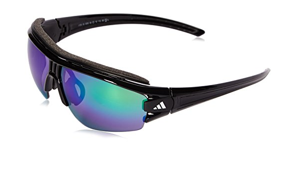 Amazon.com: adidas mal de ojo Halfrim Pro S A198 6090 rectangular anteojos  de sol, negro : Ropa, Zapatos y Joyería