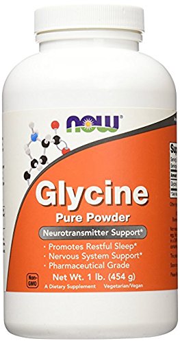 NOW Glycine Powder Vegetarian Powder, 1-Pound