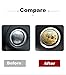 TopDall AMG Interior Auto Start Engine Ignition Button Key Knobs Decals Stickers Emblem Accessories Gold for Mercedes Benz