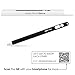 ABA iTec Apple Pencil Case Skin for iPad Pro Pen 9.7 & 10.5 with Premium Comfort with Soft Grip the Best Apple iPencil Accessory - Silicone Sleeve Cover with Cap Holder (Black)