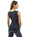 PattyBoutik Women V Neck Corset Ruched Tank Top (Teal Small)