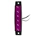Partsam 10x 3.8 6 LED Side Marker Indicators Light Safety Trailer Truck Lorry Van RV HGV Purple, Slim Line Sealed Purple Led Marker Lights Rear Marker Lights Cab Marker Lights
