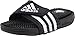 adidas Adissage Slides Sandal, Core Black/White/Black, 12 US Unisex Little Kid