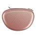 Geekria NOVA Headphone Case Compatible with Beats Solo 4/3/2, Solo Pro, Replacement Hard Shell Travel Carrying Bag with Cable Storage (Pink)