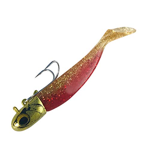 COREMAN(コアマン) ワーム RJ-7 ローリングジグヘッド #057 ゴールドヘッド/アカキン 7gの商品画像