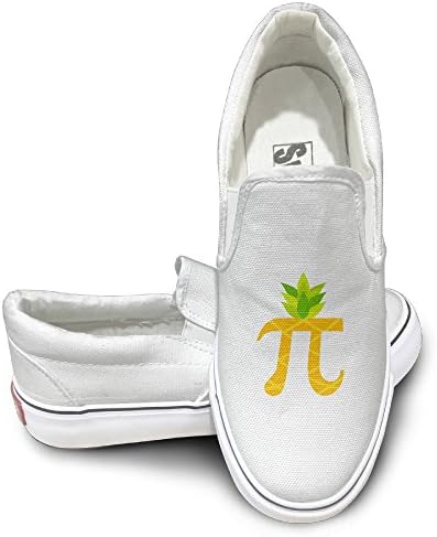 Raroccan Funny Pi-neapple Unisex Canvas Sneakers Shoes White 40