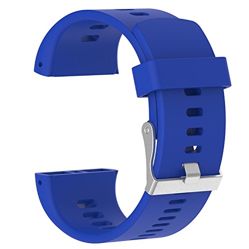 QGHXO Band For Polar V800, Soft Adjustable Silicone Replacement Wrist Watch Band For Polar V800 GPS Sports Watch (No Tracker)