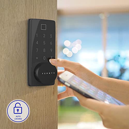 Smart Deadbolt, Fingerprint Electronic Deadbolt Door Lock with Keypad