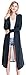 Womens Chiffon Splice Long Sleeve Lightweight Long Maxi Cardigan