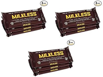 Milkless Vegan Chocolate Bars (3 Pack) (3 Pack (9 Count))