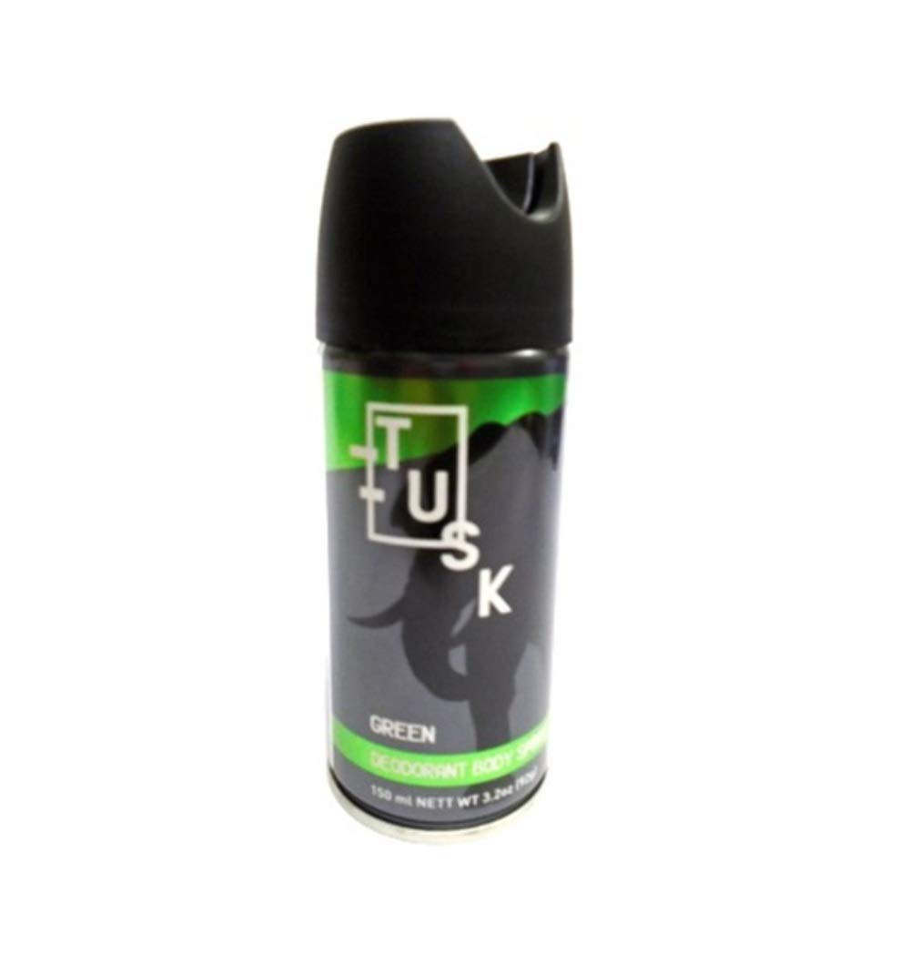 tusk body spray 150ml green