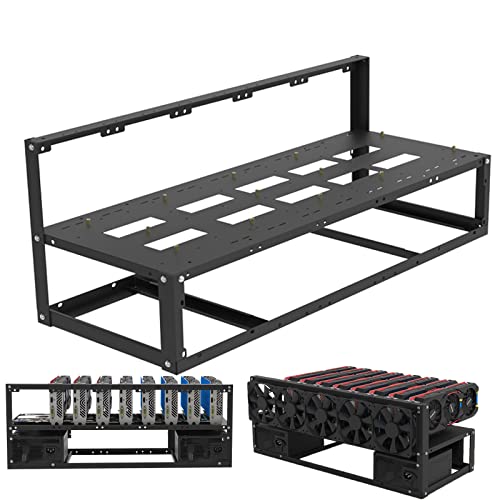 Btc's Rack MLLIQUEA Mining Rig Frame for BTC-S37/B75/B85, 8 GPU Motherboard ...