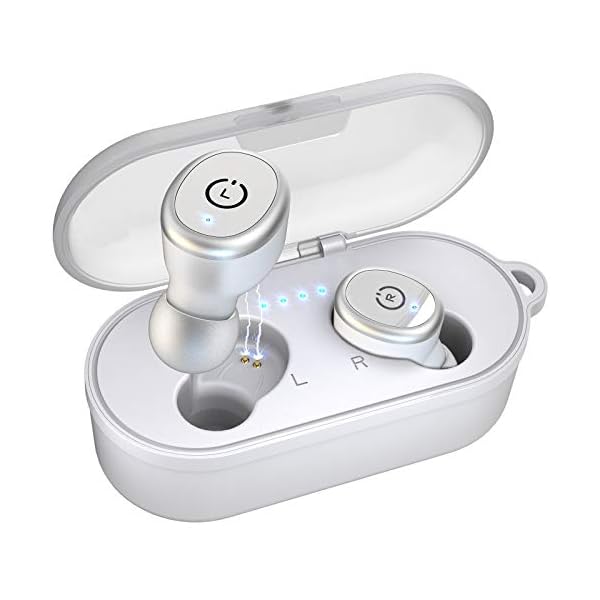 TOZO-T10-TWS-Bluetooth-50-Earbuds-True-Wireless-Stereo-Earphones-Headphones-IPX8-Waterproof-in-Ear-Wireless-Charging-Case-Built-in-Mic-Headset-Premium-Sound-with-Deep-Bass-for-Running-Sport-White TOZO T10 Bluetooth 5.3 Earbuds True Wireless Stereo Earphones Headphones IPX8 Waterproof in Ear Wireless Charging Case…