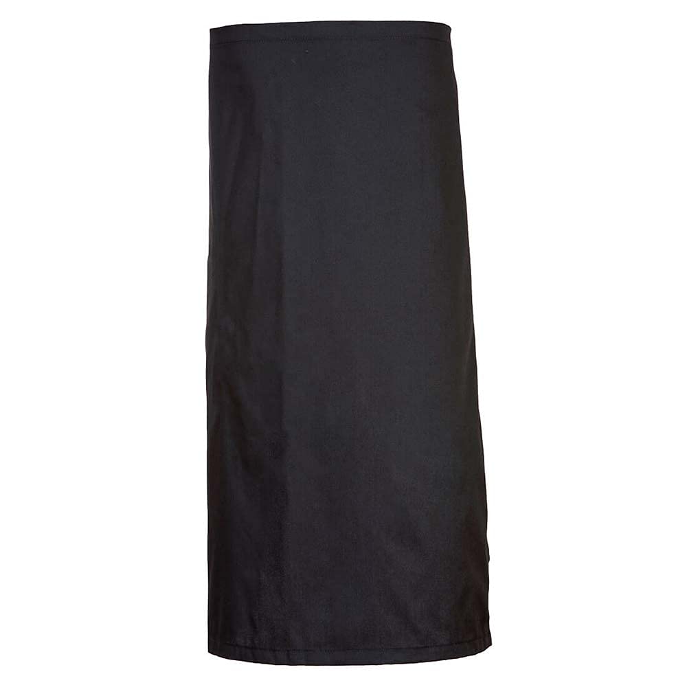 Portwest Waist Apron with Pocket, Size: One Size, Colour: Black, S794BKR