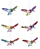 Ganz 7 Inch Acrylic Flying Rainbow Hummingbird