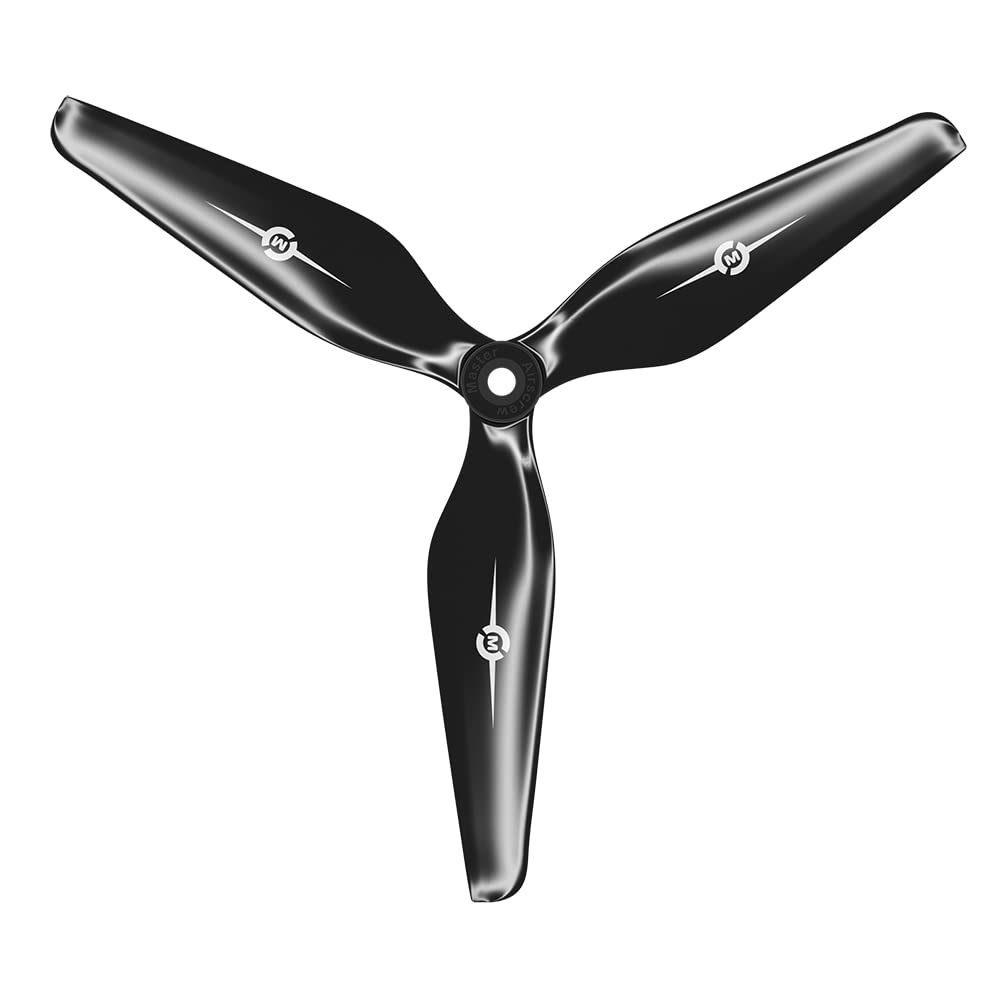 Master Airscrew Performance Multi-Rotor 10x5 3-Blade Propeller - Black - Normal/Tractor/CCW - Cinelifter, Long Range FPV