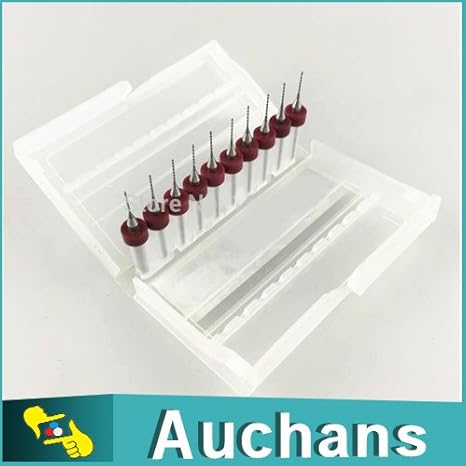 Generic 10pcs 3.175mmx0.9mm PCB Mini Drill Bit For Print Circuit Board CNC Solid Carbide Drill Bits