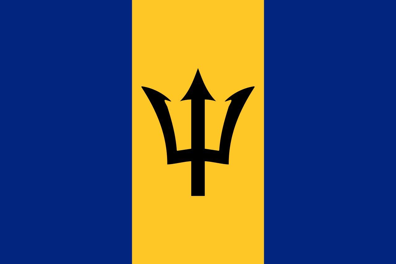 Barbados Large 5' x 3', Weather-Resistant Polyester Outdoor Flag