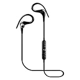 GBtiger Wireless Bluetooth Headphones, Bluetooth 4.0 HD Stereo Earbuds Noise Cancelling Sports Earphones Hand-free Call with Mic(Black)