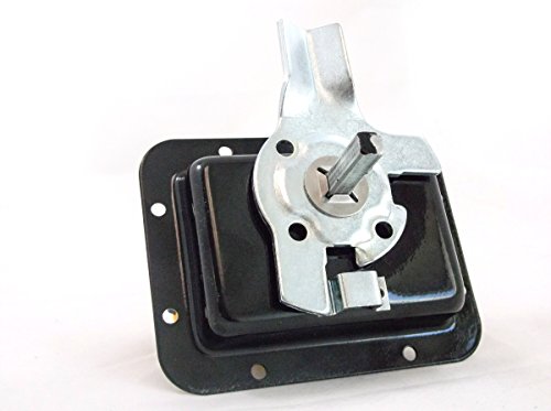 image for Red Hound Auto Pair (2 Pack) RV Paddle Lock Black Folding T Handle Com